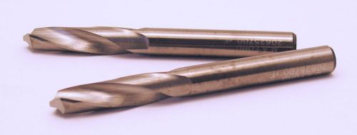 M.A. Ford Solid Carbide Drill Bits, Size F 0.2570&#034;, 6.537mm, Qty 2