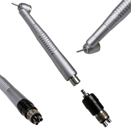 45 Degree Surgical Dental High Speed Turbine Handpiece w/ 4Hole quick coupling