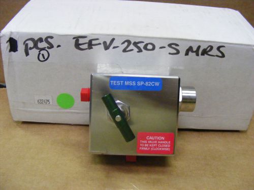 Cte chem tec excess flow valve, manual reset, model # efv-250-s mrs for sale