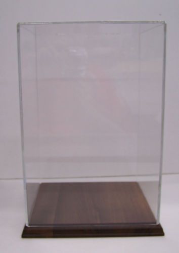12&#034; x 8&#034; x 8&#034; Acrylic Display Case w/ Lift-Off Top, Includes Wood Base