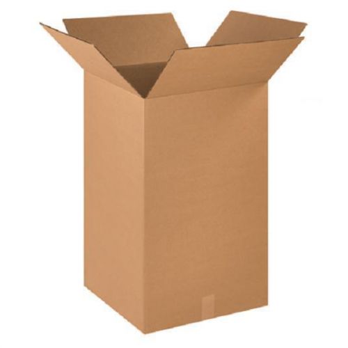 Corrugated cardboard tall shipping storage boxes 18&#034; x 18&#034; x 30&#034; (bundle of 10) for sale