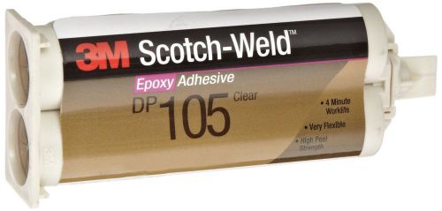 3M DP105 Scotch-Weld Epoxy Adhesive Clear, 1.7 oz (Pack of 1)