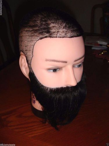 Cosmetology Beard Mannequin Head ”tall Art Hobby Craft USA seller 10&#034;