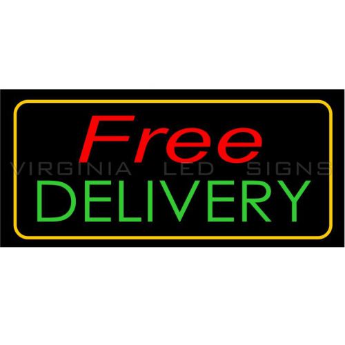 Free Delivery LED SIGN neon looking 24&#034;x11&#034; Pizza Restaurant HIGH QUALITY BRIGHT