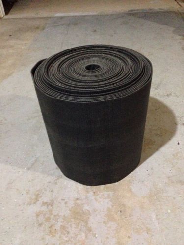 18&#034;x 89&#039; black pvc 150 rubber rough grip top incline conveyor belt for sale