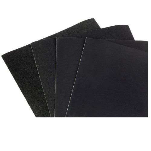 20pc pro-grade aluminum oxide wet sandpaper 9 x 11&#034; sheets 60 100 150 240 grit for sale
