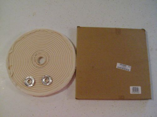 &#034;NEW&#034; 10&#034; X 1/4&#034; SPIRAL SEWED BUFFING WHEEL DICO 1/2&#034; face. You Get 3 for $24