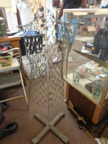 My Double Silver Wire Adjustable Dress Form Mannequin Model A w/Stand