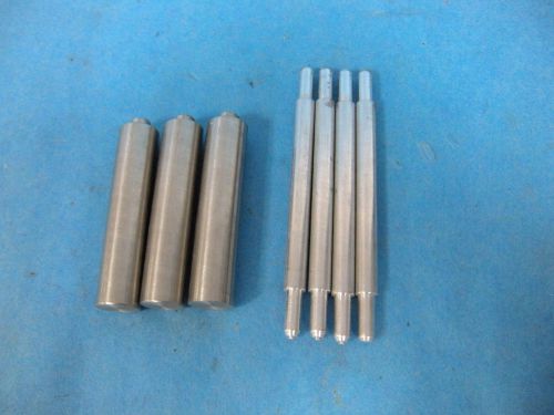 Steel, aluminum support set 7520-00-494-2448 lot of 7, 2.25&#034;, 3.5&#034; for sale