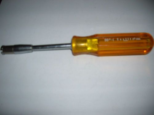 Xcelite 99-1 Screwdriver Handle For Interchangeable Blades, Amber, 4&#034; Length