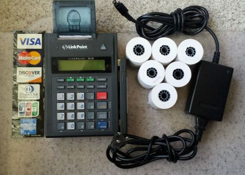 LinkPoint Credit Card machine - AIO - LPAIO 27 Rolls of Paper Power &amp; Phone Cord