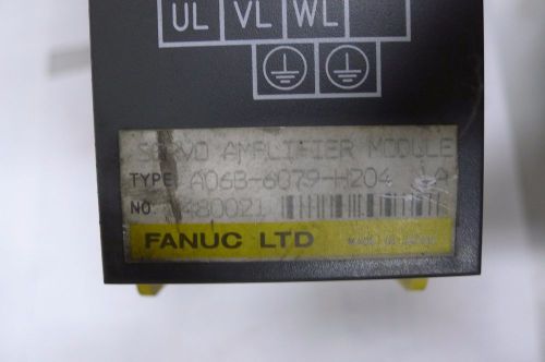 Used FANUC SERVO AMPLIFIER Module A06B-6079-H204 A06B-6079-H204