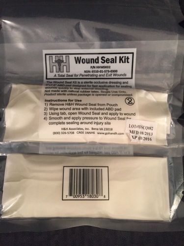NEW LOT OF 5 HH Wound Seal Kit HHWSK02 6510-01-573-0300