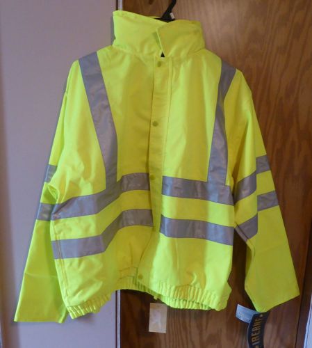 Berne hi-visibility safety jacket/2xl/yellow for sale