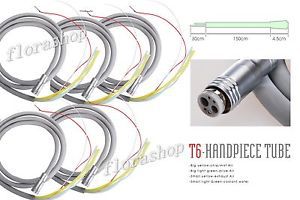 5x Dental 6 Holes Hose tubes tubing for high speed fiber Optic handpiece SK-T6