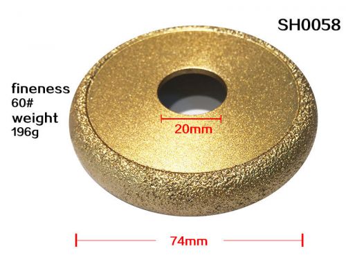 1pc Gold 60# Coarse Grinding Wheel Disc for glass Marble Angle Grinder Pro Style