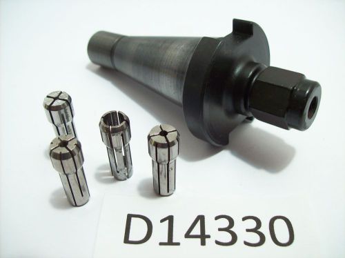 Da300 nmtb 30 quick change collet chuck w/ four free da 300 collets lot d14330 for sale