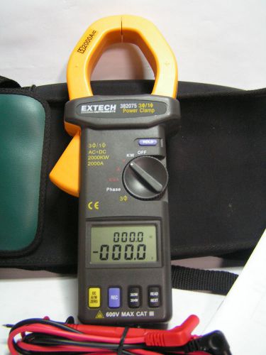 Extech 382075 Clamp Meter Power 3-Phase Analyzer