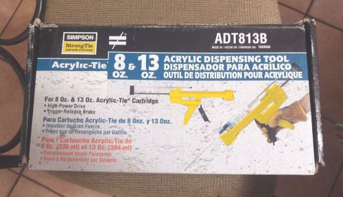 EPOXY DISPENSING TOOL ADT813B SIMPSON STRONG TIE W 1 New AT Anchoring Adhesive