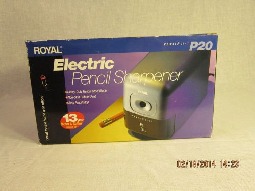 ROYAL ELECTRIC P20 Pencil Sharpener NEW IN BOX