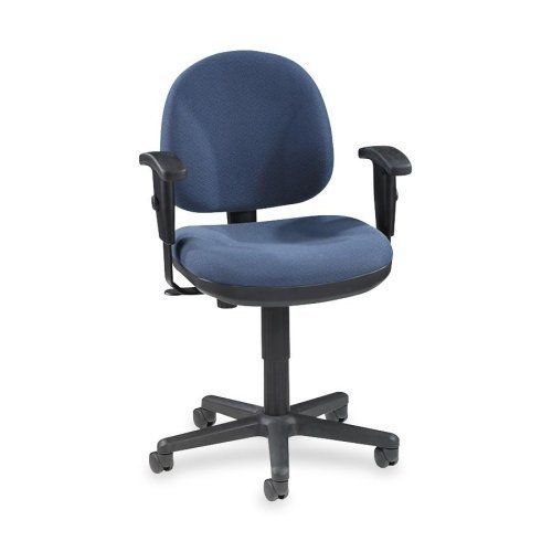 NEW Lorell Adjustable Task Chair  24 by 24 by 33-Inch to 38-Inch  Blue