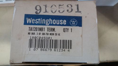 WESTINGHOUSE TA1201NB1 NEW IN BOX NB BRKR 3/500-700 TERMINAL LUG SEE PICS #A68