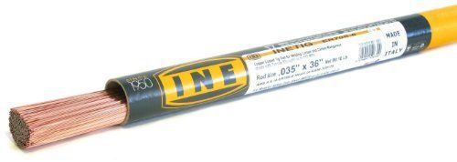 INETIG ER70S-6 .035 x 36-Inch on 10-Pound Tube Copper Coated Tig Rod for Welding