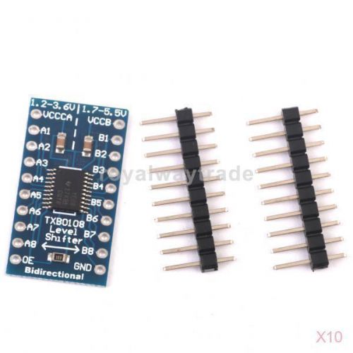 10x Bi-Directional Level Shifter,Logic Level Converter 8-Channel for Arduino DIY