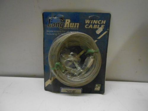 NOS LONG RUN, TIE DOWN ENGINEERING 59385 WINCH CABLE 3/16&#034; X 25&#039; -23J5