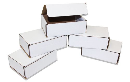 500 - 6x4x2 White Corrugated Shipping Mailer Packing Box Boxes ZP