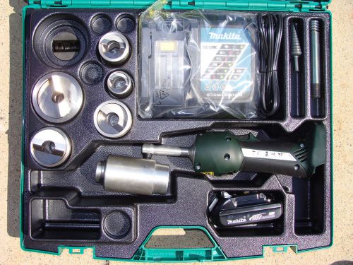 GREENLEE GATOR LS50L BATTERY POWERED KNOCKOUT PUNCH SET *xxxcond*freeshipping NR