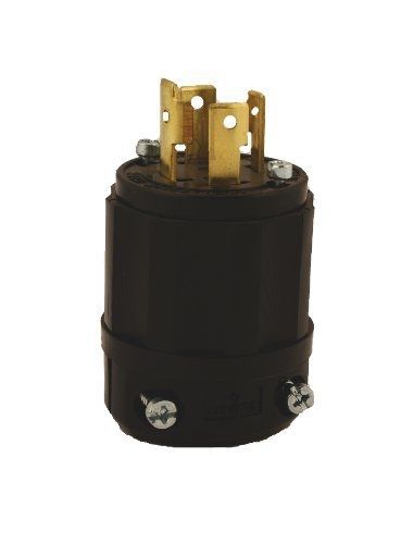 Leviton 2711-b 30 amp, 125/250 volt, nema l14-30p, 3p, 4w, locking plug, for sale