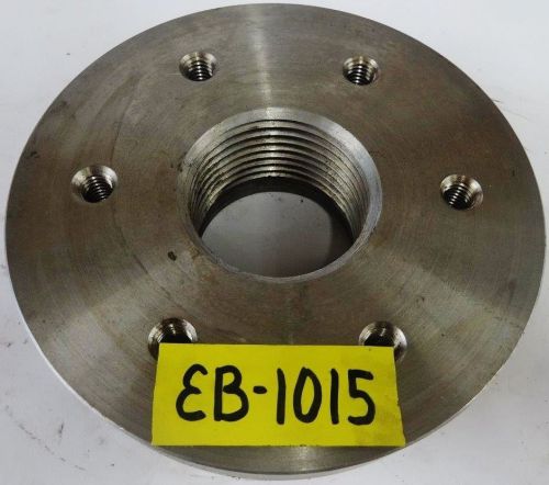 BUCK 6-3/8” Chuck Adapter Plate 2-3/8 – 6 Spindle Thread 2” Thickness T995