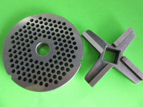 #52 with 6.0 mm holes meat grinder disc plate and knife for biro berkel hobart for sale