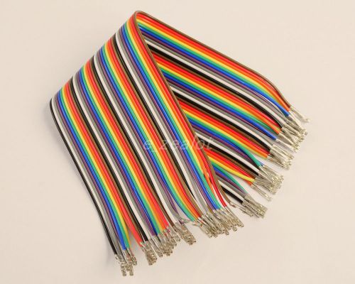 40pcs new dupont jumper cable wire 1p female pin connector 2.54mm 20cm diy for sale