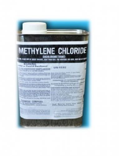 High Grade Dichloromethane / Methylene Chloride 2 Gallon Paint Stripper 4 Quart