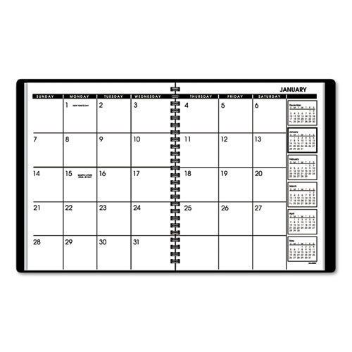 &#034;AT-A-GLANCE Monthly Planner 2016, 12 Months, Black, 2 Packs&#034;