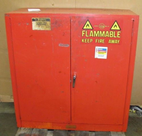 Justrite 25400 40 gal. capacity flammable liquid safety storage cabinet for sale