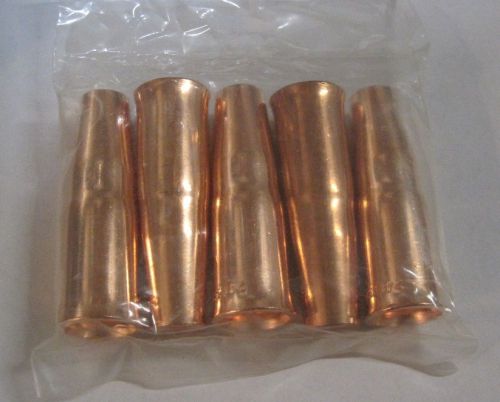 MIG WELDING 24AH75 Heavy Duty NOZZLES FITS Tweco#4 &amp; LINCOLN Magnum 400, QTY 5