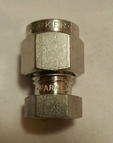 7 new parker compression fittings 1/4&#034; tube od 8 pnbz-ss 316  cap~auction a5~ for sale