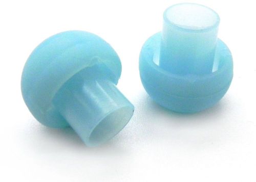 Oral syringe tip caps - blue - 400 pack for sale