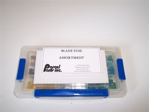Standard ato/atc &amp; mini blade type fuse assortment - over 100 fuses for sale