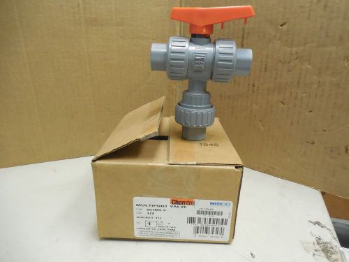Nibco chemtrol multiport valve s51m3 v 1/2&#034; inch glue in socket tu cpvc for sale