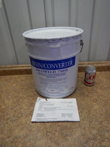 NEW ITW Escoweld 7505E Heavy Duty Non Shrink Grout Resin/Converter Polymer Epoxy