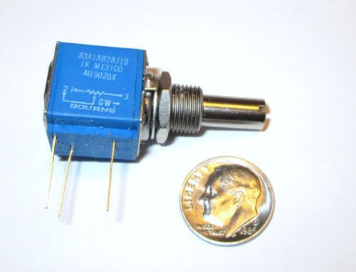 Bourns precision potentiometer 1k ohm 10-turns 1 watt  nos for sale