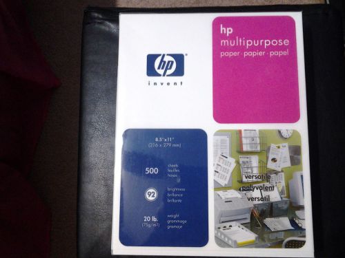 HP Multipurpose Inkjet&amp; Laser Paper,Letter, 8.5 x11 inch, White 500 Sheets