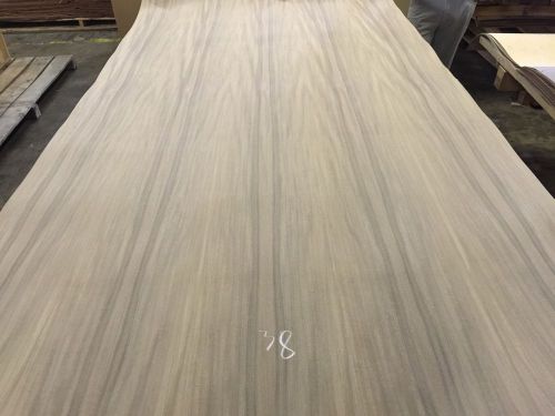 Wood Veneer Peruvian Walnut 48x98 1 Piece 10Mil Paper Backed &#034;EXOTIC&#034; BEL 38