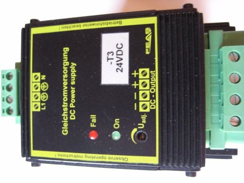 FEAS 24VDC POWER SUPPLY Type SNT9024, 5 AMP  Perfect Condition