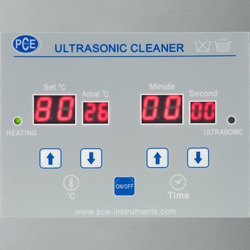 PCE Instruments Ultrasonic Cleaner PCE-UC 20 with 1-30 Minute Timer / Power / 2