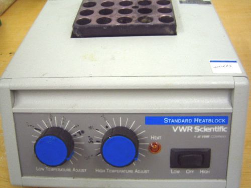 VWR Scientific Products 13259-030 Standard Heatblock